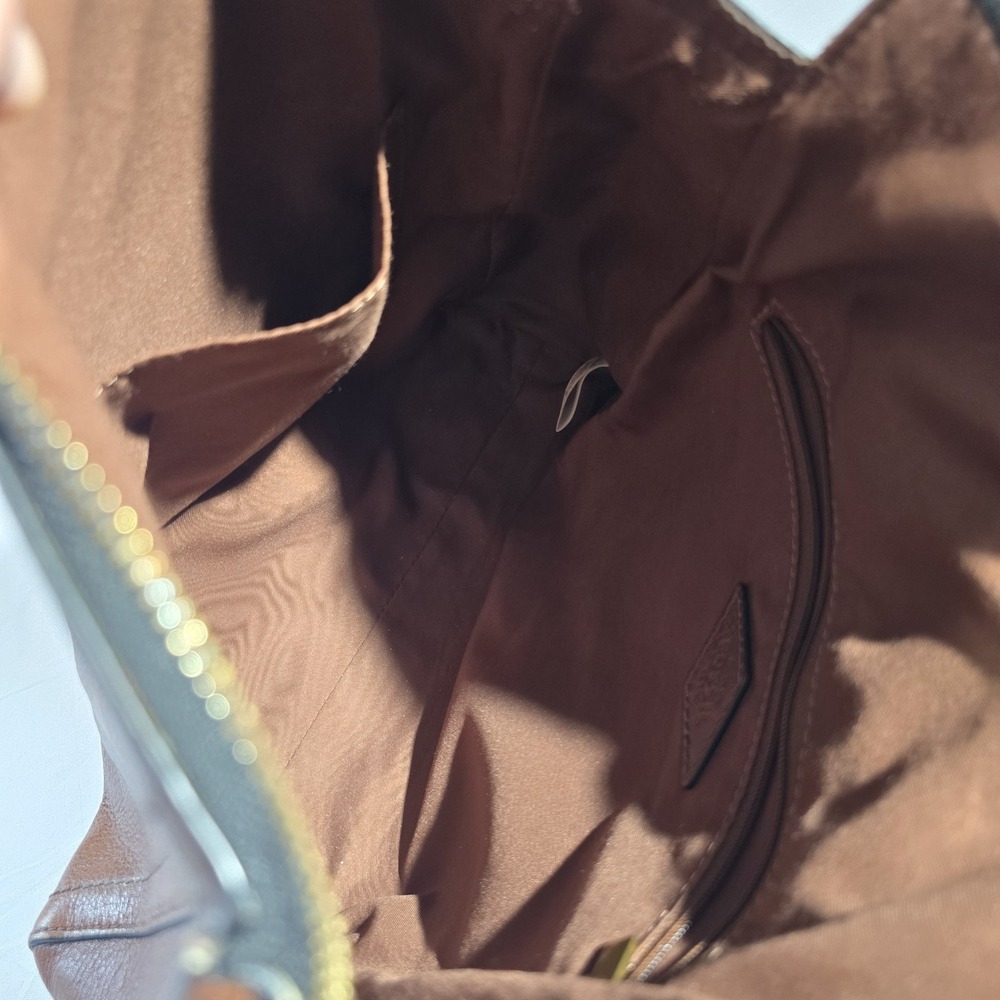 Fossil Chestnut Brown Genuine Leather Backpack - Picture 9 of 11